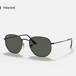 Ray-Ban Black Hexagonal Sunglasses